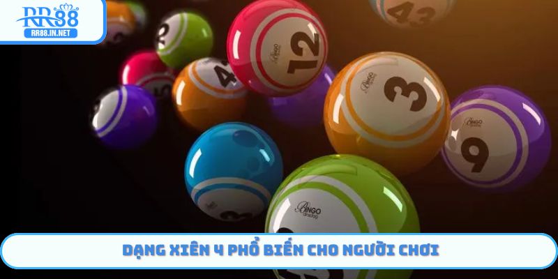 Dạng lô xiên phổ biến tại RR88